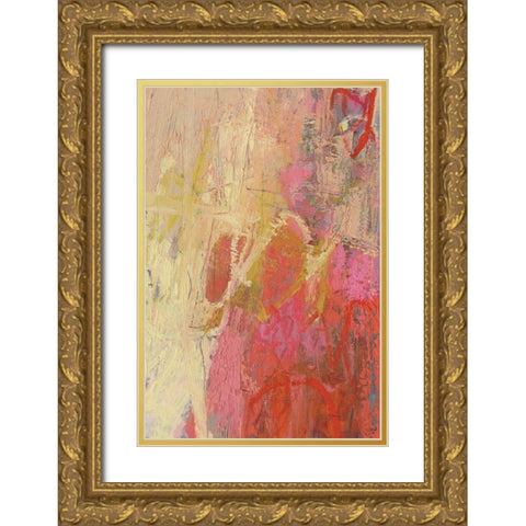 Serry II Gold Ornate Wood Framed Art Print with Double Matting by Jachimiec, Sue