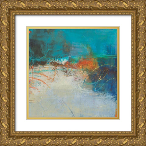 Keek I Gold Ornate Wood Framed Art Print with Double Matting by Jachimiec, Sue