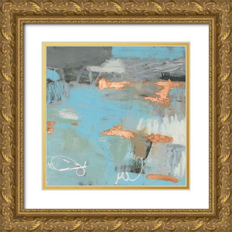 Thither III Gold Ornate Wood Framed Art Print with Double Matting by Jachimiec, Sue