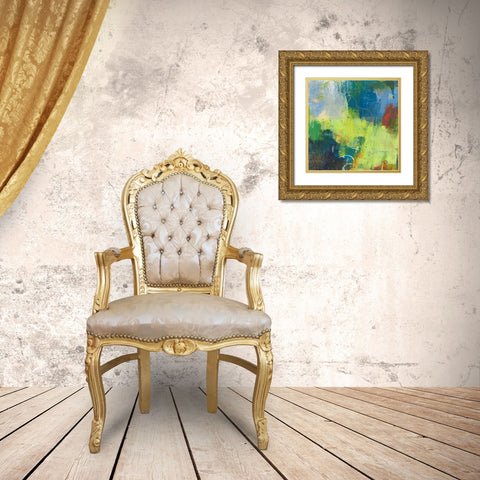 Gawsy I Gold Ornate Wood Framed Art Print with Double Matting by Jachimiec, Sue