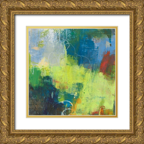 Gawsy I Gold Ornate Wood Framed Art Print with Double Matting by Jachimiec, Sue