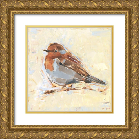 Bird Variety I Gold Ornate Wood Framed Art Print with Double Matting by Harper, Ethan