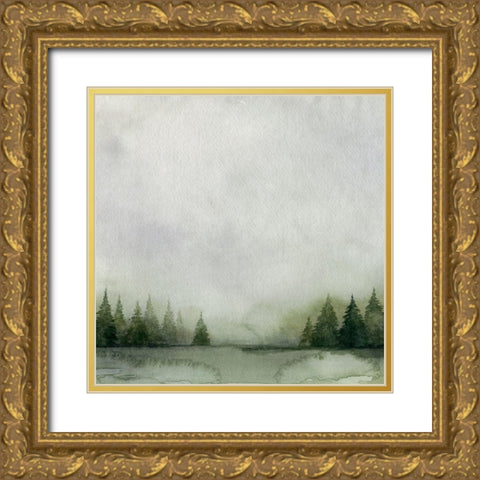 Timberline I Gold Ornate Wood Framed Art Print with Double Matting by Popp, Grace