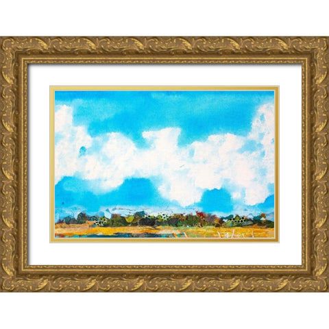 Skys the Limit I Gold Ornate Wood Framed Art Print with Double Matting by St. Hilaire, Elizabeth