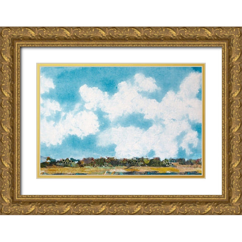 Skys the Limit II Gold Ornate Wood Framed Art Print with Double Matting by St. Hilaire, Elizabeth