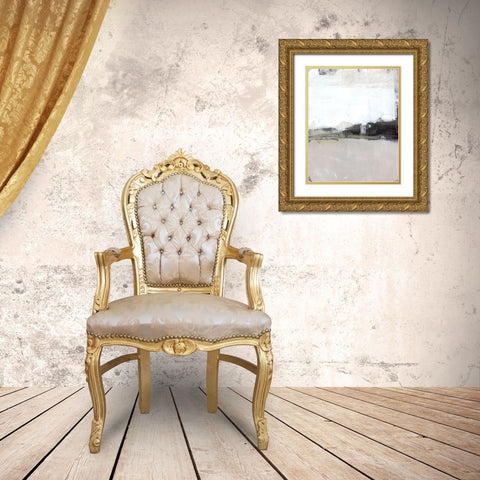 Shadow Horizon I Gold Ornate Wood Framed Art Print with Double Matting by Goldberger, Jennifer