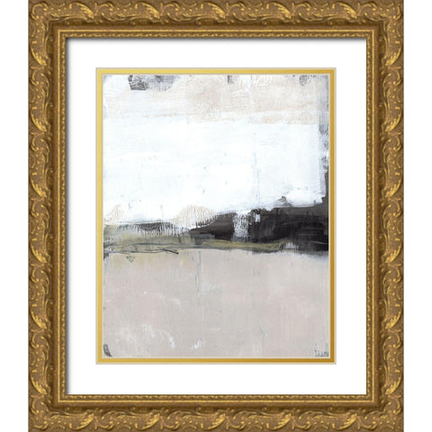 Shadow Horizon I Gold Ornate Wood Framed Art Print with Double Matting by Goldberger, Jennifer