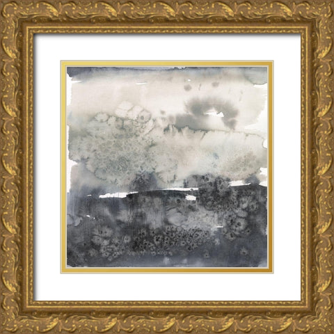 Salted Horizon I Gold Ornate Wood Framed Art Print with Double Matting by Goldberger, Jennifer