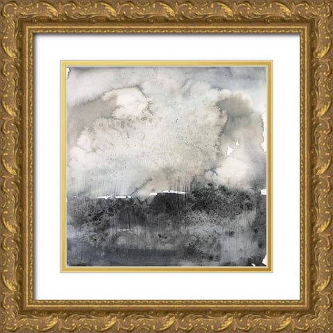 Salted Horizon II Gold Ornate Wood Framed Art Print with Double Matting by Goldberger, Jennifer