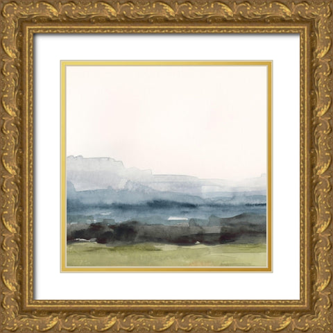 Blue Ridge Bound II Gold Ornate Wood Framed Art Print with Double Matting by Barnes, Victoria