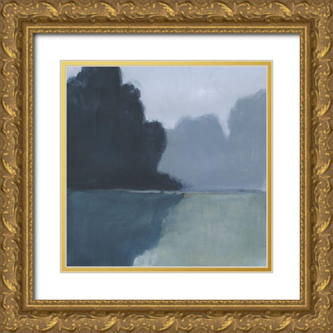 Misty Pass I Gold Ornate Wood Framed Art Print with Double Matting by Barnes, Victoria