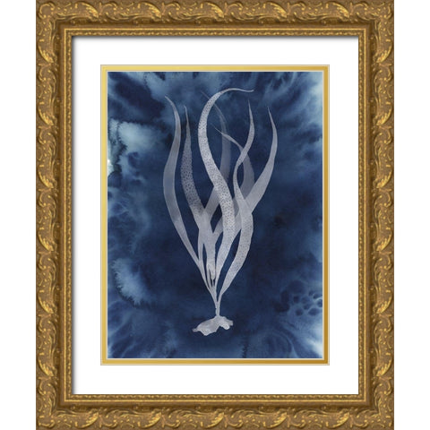 Midnight Kelp I Gold Ornate Wood Framed Art Print with Double Matting by Popp, Grace