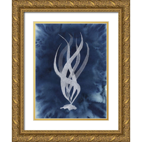 Midnight Kelp II Gold Ornate Wood Framed Art Print with Double Matting by Popp, Grace