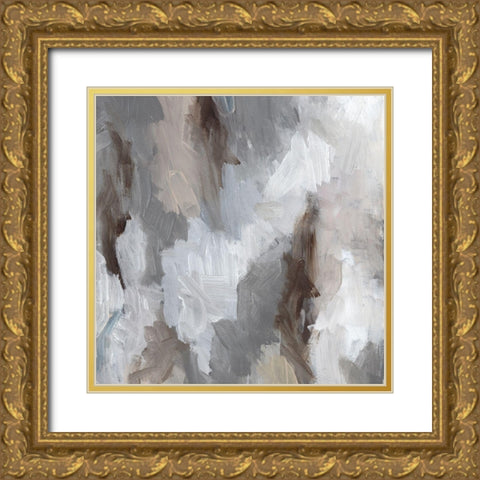 Cloudy Shapes II Gold Ornate Wood Framed Art Print with Double Matting by Parker, Jennifer Paxton