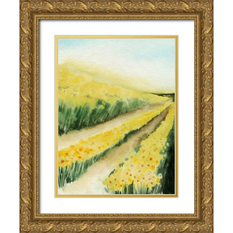Gilded Aisles I Gold Ornate Wood Framed Art Print with Double Matting by Popp, Grace
