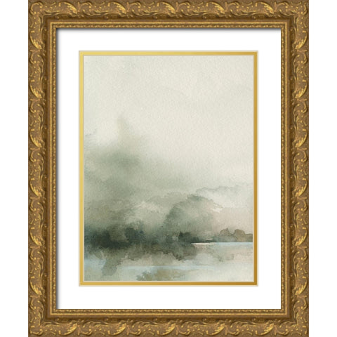 Heavy Fog I Gold Ornate Wood Framed Art Print with Double Matting by Caroline, Emma