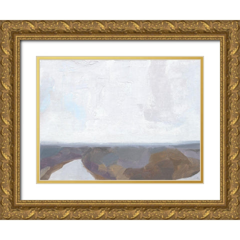 Low Appalachia I Gold Ornate Wood Framed Art Print with Double Matting by Green, Jacob
