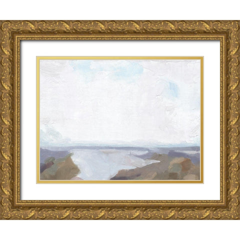 Low Appalachia II Gold Ornate Wood Framed Art Print with Double Matting by Green, Jacob