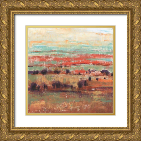 Divided Landscape I Gold Ornate Wood Framed Art Print with Double Matting by OToole, Tim