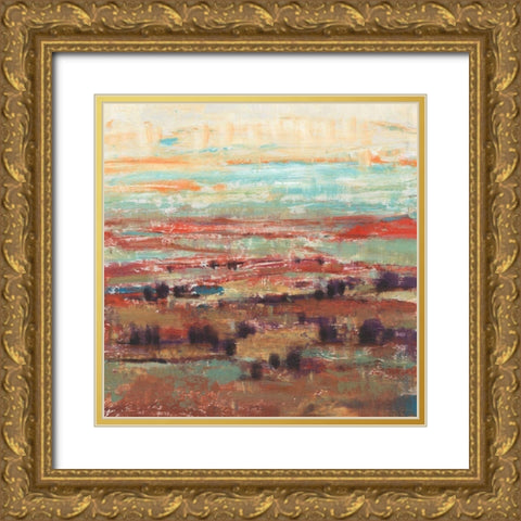 Divided Landscape II Gold Ornate Wood Framed Art Print with Double Matting by OToole, Tim