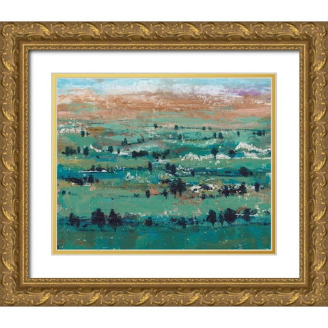 Valley High I Gold Ornate Wood Framed Art Print with Double Matting by OToole, Tim