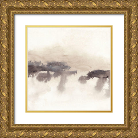 Shadowscape II Gold Ornate Wood Framed Art Print with Double Matting by Vess, June Erica