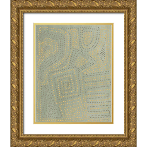 Acacia II Gold Ornate Wood Framed Art Print with Double Matting by Lam, Vanna