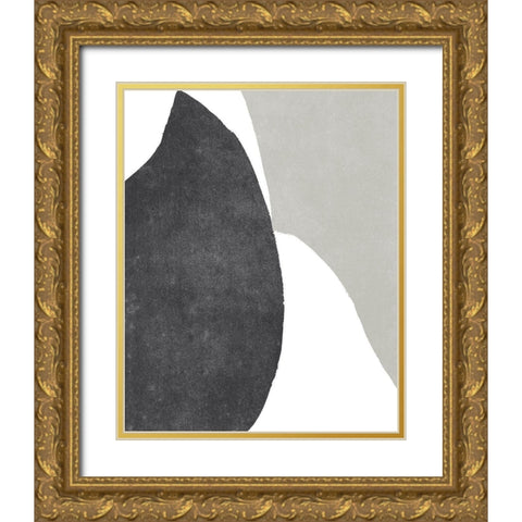 Color Cuts X Gold Ornate Wood Framed Art Print with Double Matting by Vess, June Erica