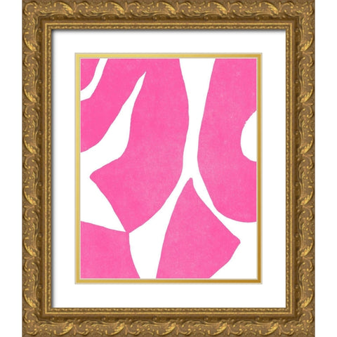 Color Cuts XV Gold Ornate Wood Framed Art Print with Double Matting by Vess, June Erica