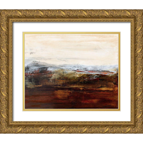 Exploring I Gold Ornate Wood Framed Art Print with Double Matting by Gordon, Sharon