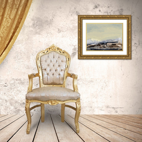 Shanthih II Gold Ornate Wood Framed Art Print with Double Matting by Gordon, Sharon