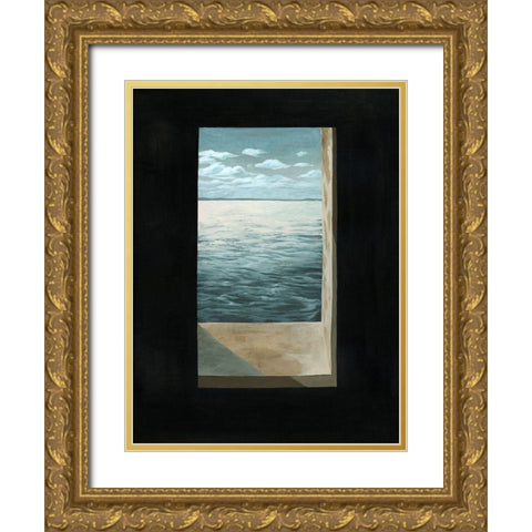 Out of the Lighthouse II Gold Ornate Wood Framed Art Print with Double Matting by Popp, Grace