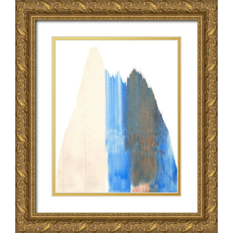 Seismic Slide I Gold Ornate Wood Framed Art Print with Double Matting by Caroline, Emma