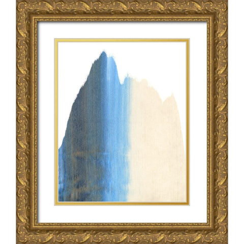 Seismic Slide II Gold Ornate Wood Framed Art Print with Double Matting by Caroline, Emma