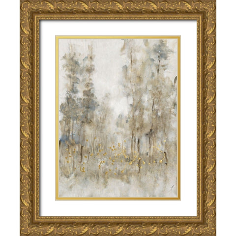 Thicket of Trees II Gold Ornate Wood Framed Art Print with Double Matting by OToole, Tim