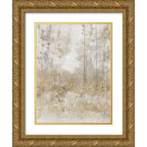 Thicket of Trees III Gold Ornate Wood Framed Art Print with Double Matting by OToole, Tim