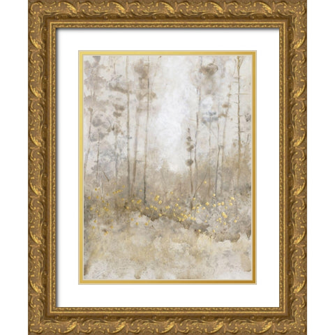 Thicket of Trees IV Gold Ornate Wood Framed Art Print with Double Matting by OToole, Tim