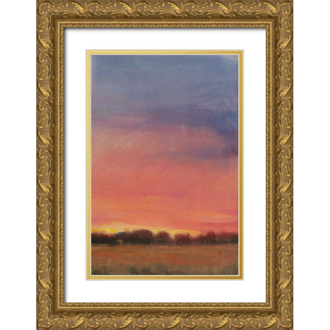 Daylight Fades III Gold Ornate Wood Framed Art Print with Double Matting by OToole, Tim