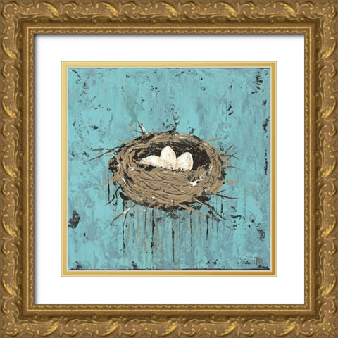 A New Beginning I Gold Ornate Wood Framed Art Print with Double Matting by Reynolds, Jade