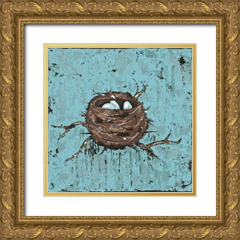 A New Beginning II Gold Ornate Wood Framed Art Print with Double Matting by Reynolds, Jade