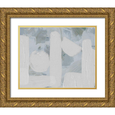 Saltwater Tide IV Gold Ornate Wood Framed Art Print with Double Matting by Wang, Melissa