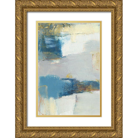 Frazil I Gold Ornate Wood Framed Art Print with Double Matting by Jachimiec, Sue