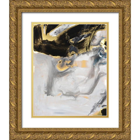 Port of Call I Gold Ornate Wood Framed Art Print with Double Matting by Combs, Joyce