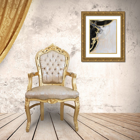 Port of Call II Gold Ornate Wood Framed Art Print with Double Matting by Combs, Joyce