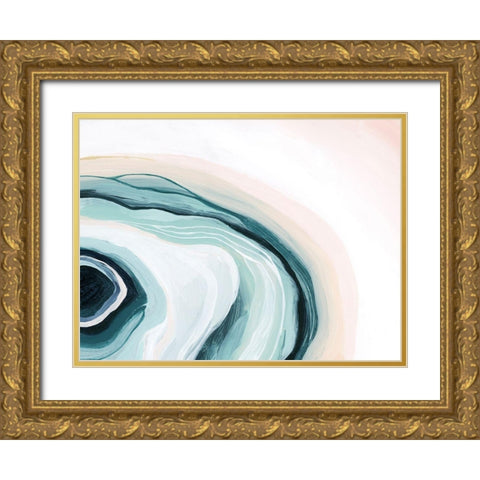 Half Shell IV Gold Ornate Wood Framed Art Print with Double Matting by Popp, Grace