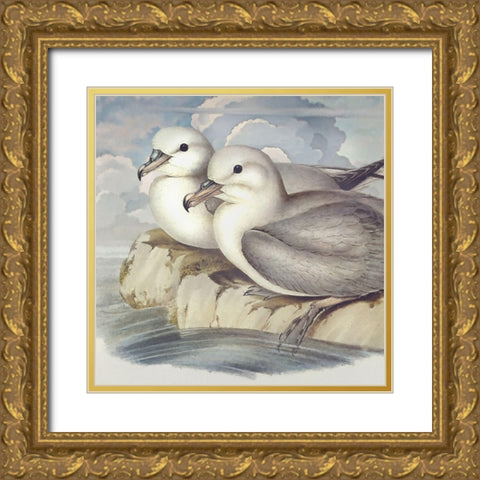 Surf and Sand I Gold Ornate Wood Framed Art Print with Double Matting by Hunziker, Steve