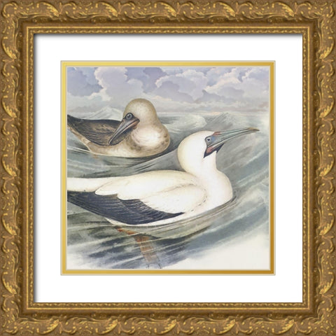 Surf and Sand III Gold Ornate Wood Framed Art Print with Double Matting by Hunziker, Steve
