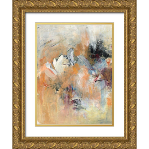 Frozen Spring I Gold Ornate Wood Framed Art Print with Double Matting by Combs, Joyce