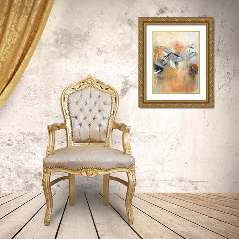 Frozen Spring II Gold Ornate Wood Framed Art Print with Double Matting by Combs, Joyce