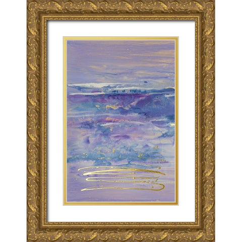 Canyon and Hill I Gold Ornate Wood Framed Art Print with Double Matting by Combs, Joyce